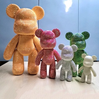 Gấu đính đá handmade BearBrick cao cấp size 23 cho mọi lứa tuổi