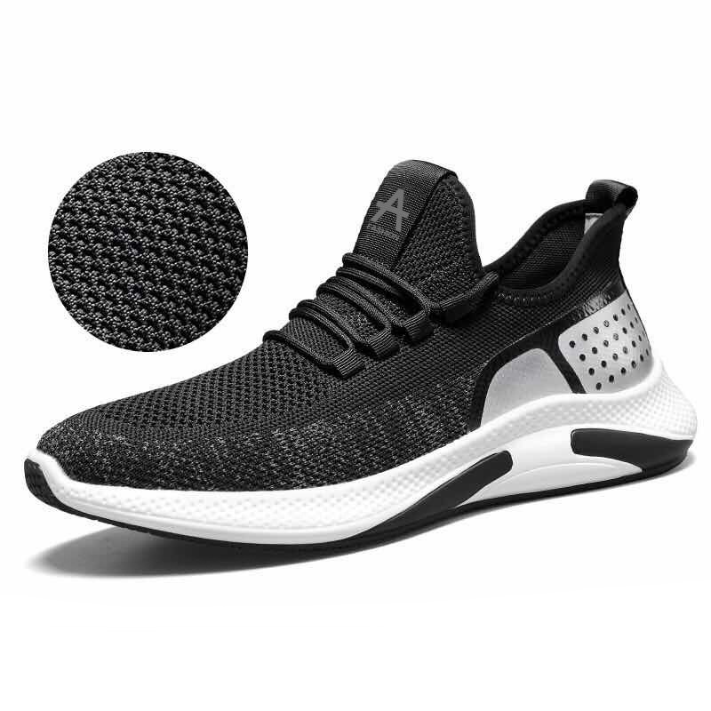 Giày thể thao nam 2021, giày sneaker nam M1 siêu đẹp nhẹ vải lưới thoáng khí RENTI