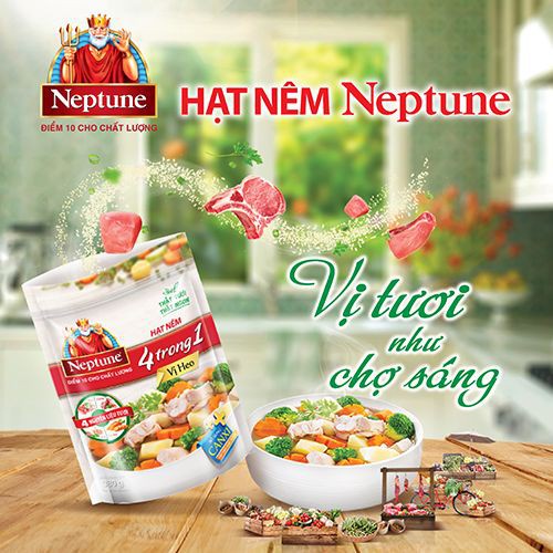 Hạt nêm neptune 4 trong 1 vị heo 500g [BÁN CHẠY]