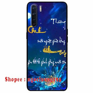 Ốp lưng dành cho oppo a91 - reno 3 thư pháp cha mẹ