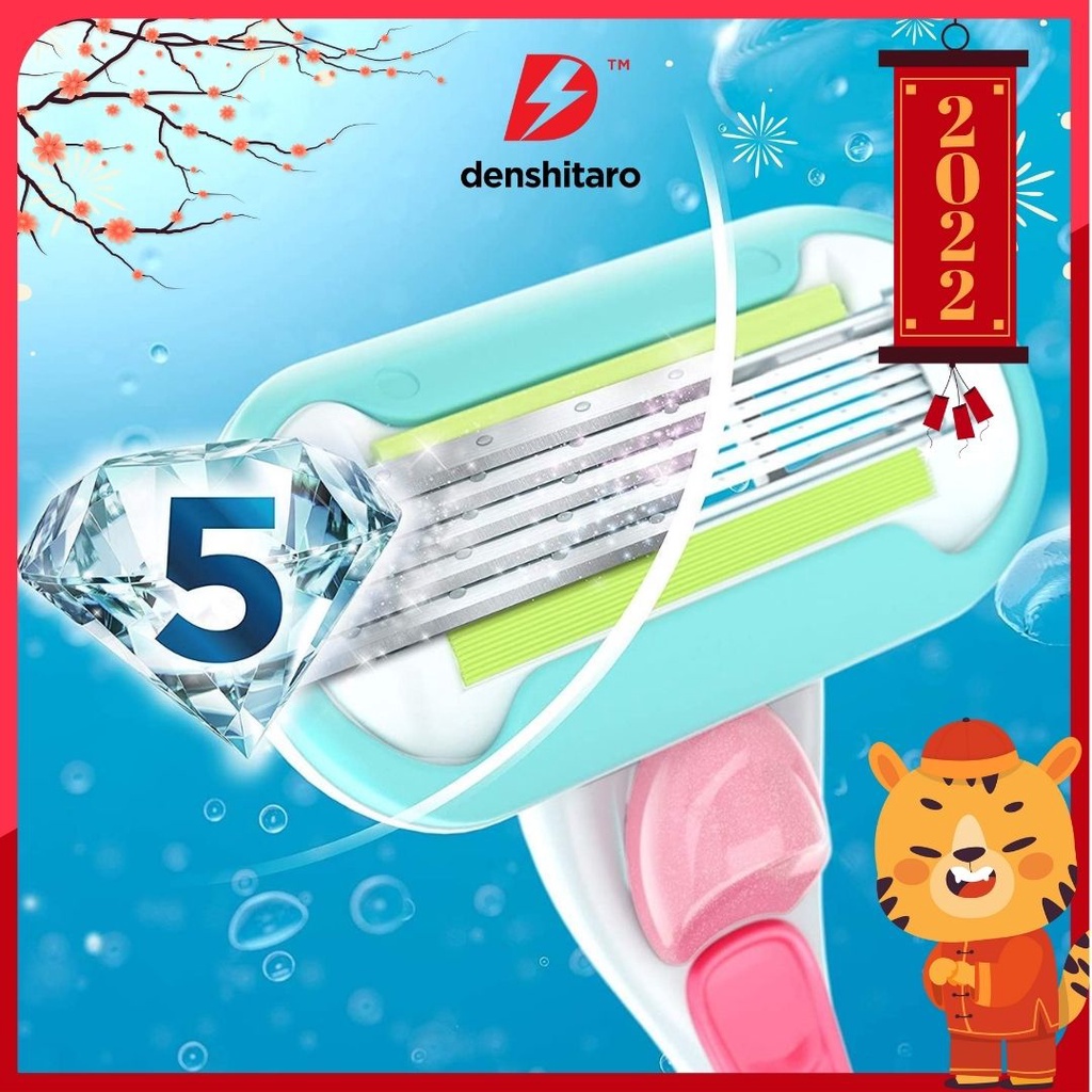 Dao cạo Gillette Venus Embrace cho nữ - 01 cán dao + 02 lưỡi dao và 1 cán + 1 lưỡi