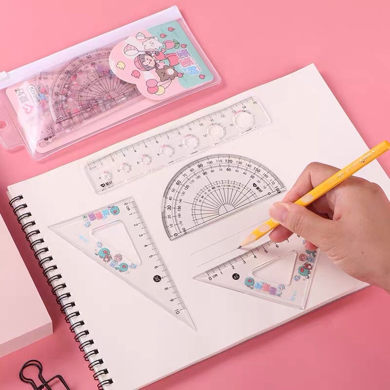 Combo 4 thước tiện dụng dễ thương Bistore