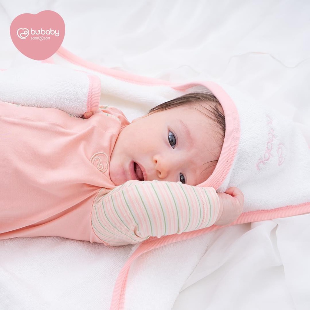 BUBABY Bộ cài chéo dài tay Bambus Zebra