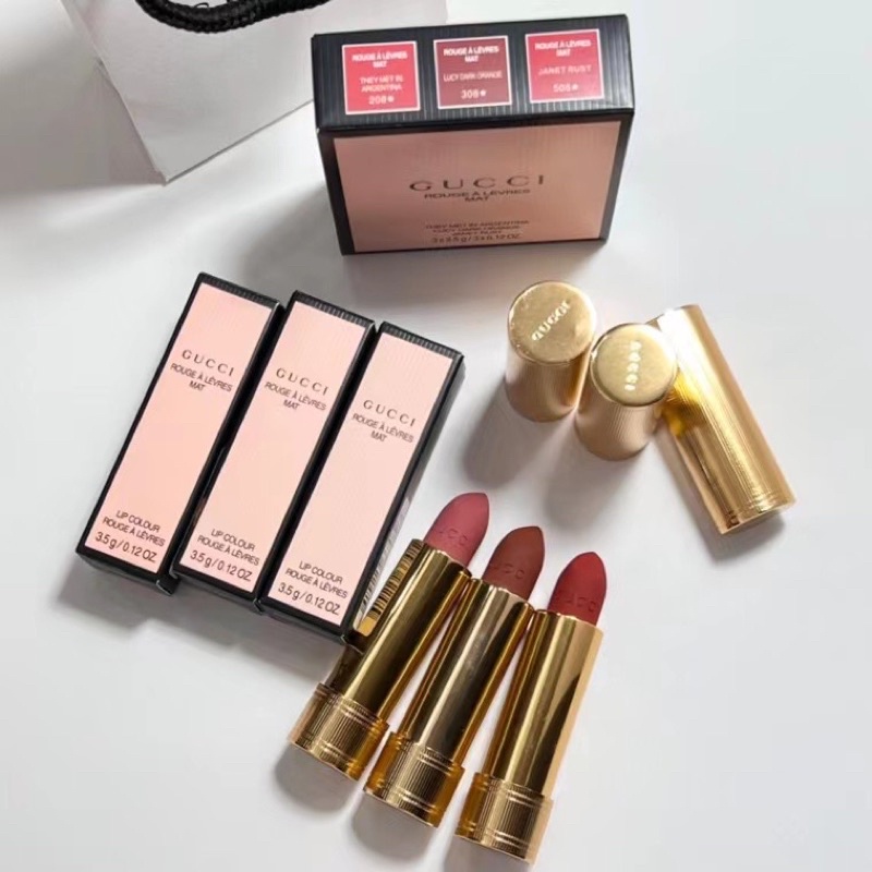 3 Son Gucci Rouge À Lèvres Matte Lipstick 3.5g