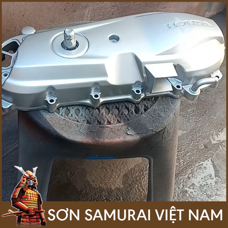H111 sơn samurai bạc bóng chuẩn Honda Việt (Combo)