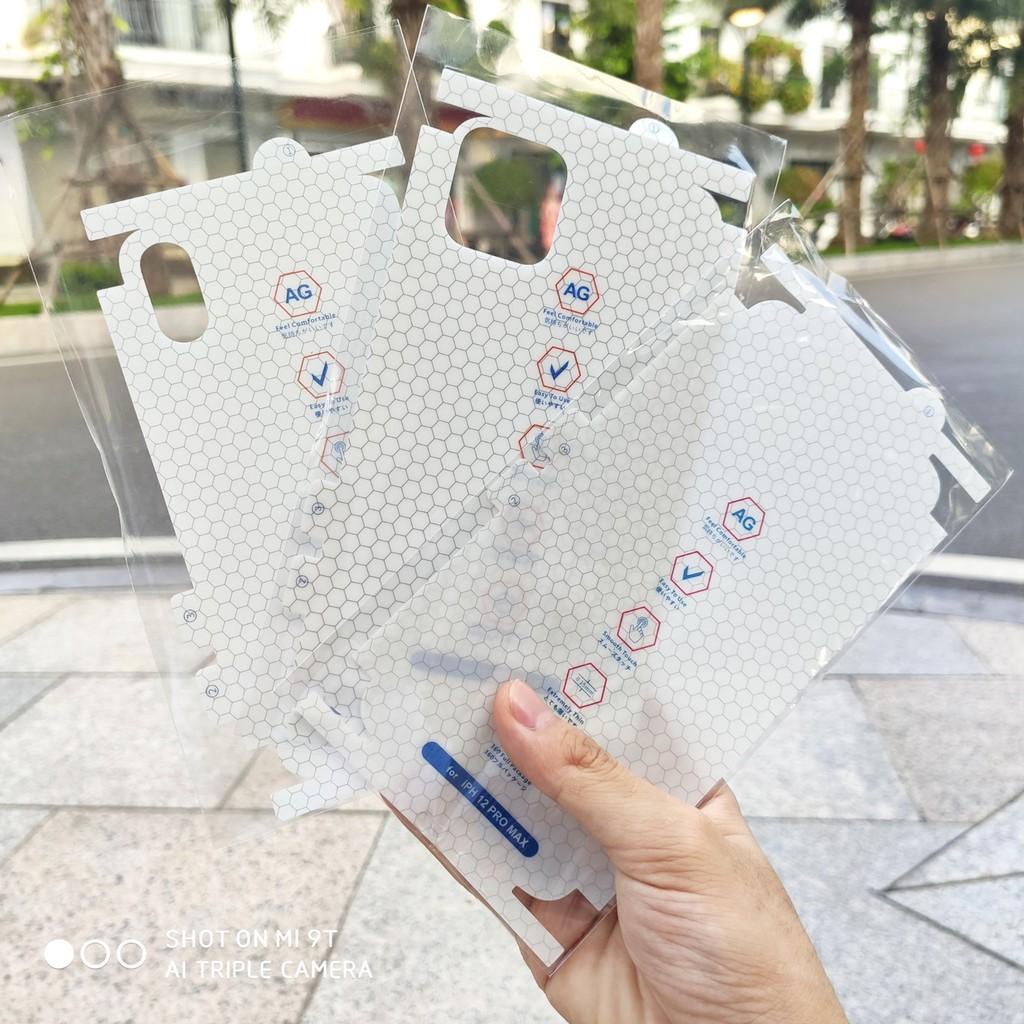 Miếng dán PPF chống vân tay iPhone tự phục hồi vết xước 6/6s/7/8/Se2020/6plus/7plus/8plus/X/Xs/Xr/11/11pro/11promax/12/1