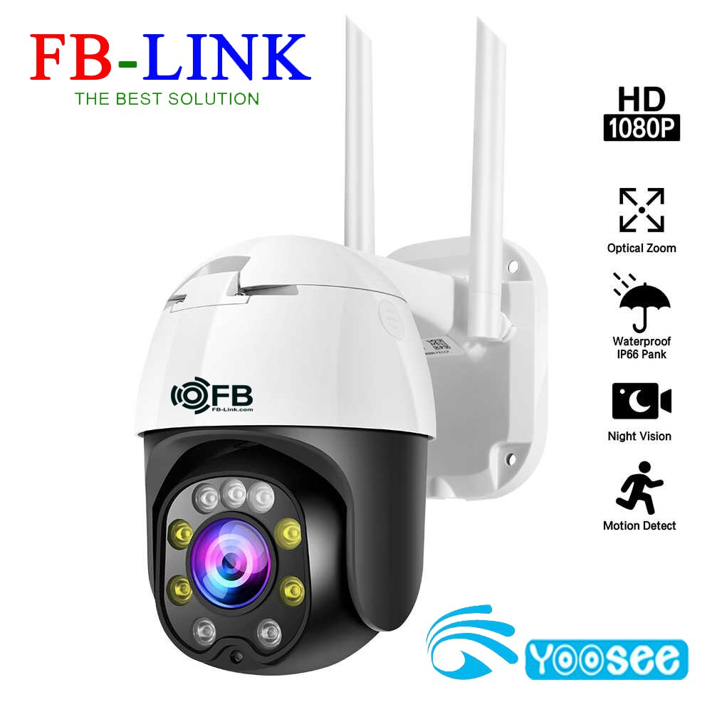 Camera IP Ngoài trời FB-Link Full HD (Yoosee - Ban đêm có màu) + Adapter CHÍNH HÃNG | BigBuy360 - bigbuy360.vn