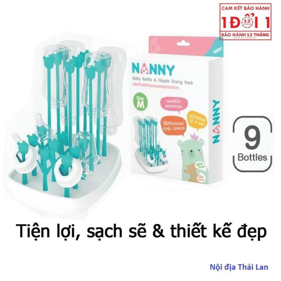 Khay úp bình sữa Nanny N232C cho bé cỡ trung nội địa Thái Lan – đổi trả miễn phí