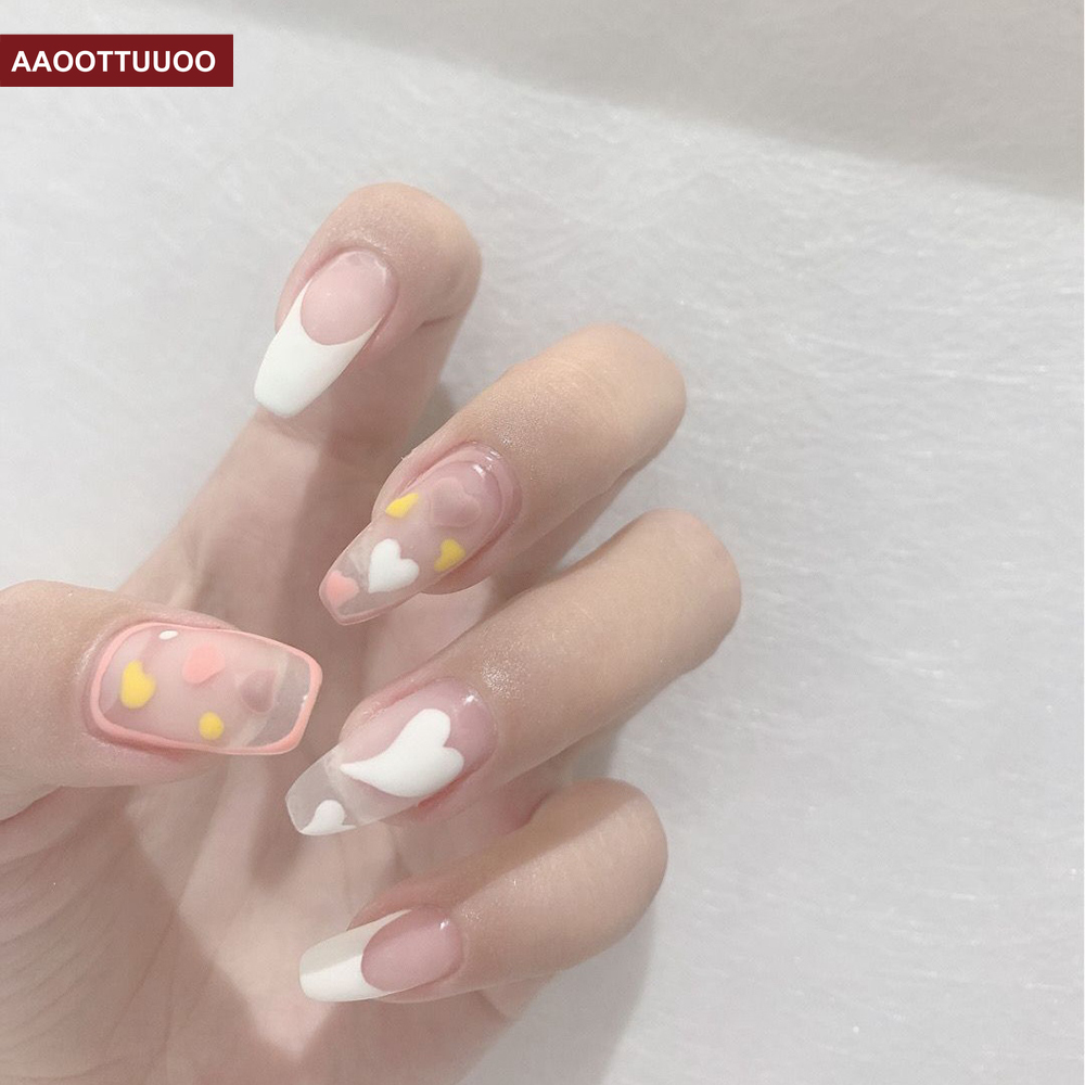 Bộ 24 Móng Tay Giả Chống Thấm Nước Làm Đẹp Cho Nữ