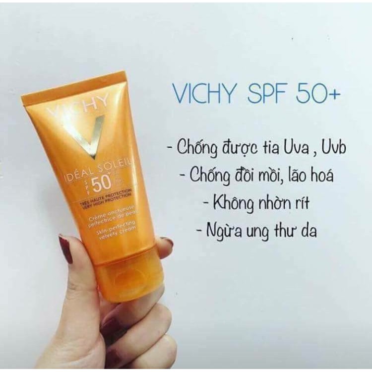 Kem Chống Nắng Vichy SPF 50 Ideal Soleil 50ml