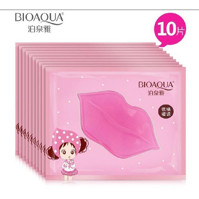 Combo 10 miếng mặt nạ môi Bioaqua - mask nội địa Trung