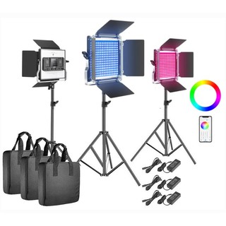 Mua Bộ 3 đèn led quay phim chụp ảnh Neewer 660 RGB