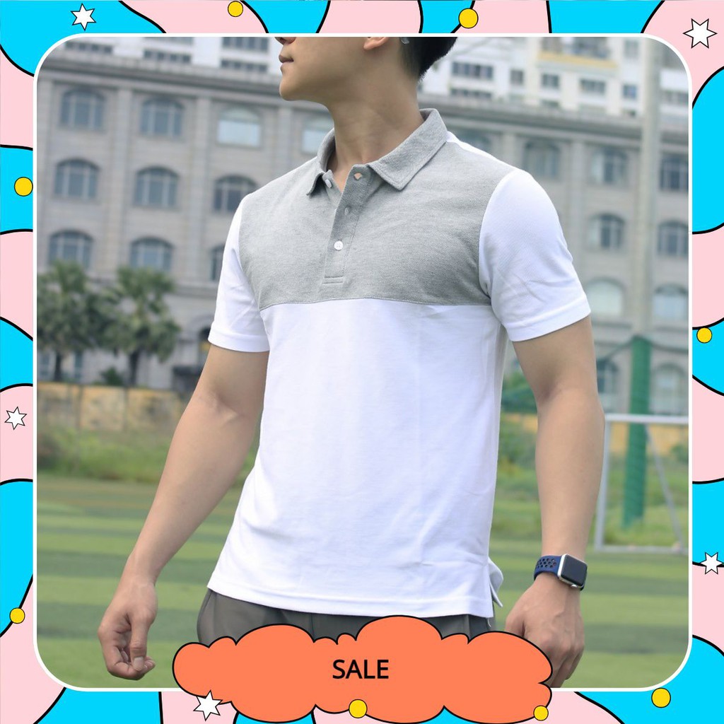 Áo Thun Nam Tay Ngắn | Áo Phông Nam Tay Lỡ Cổ Đứng Thời Trang Cao Cấp A02-03 DuykhanShop