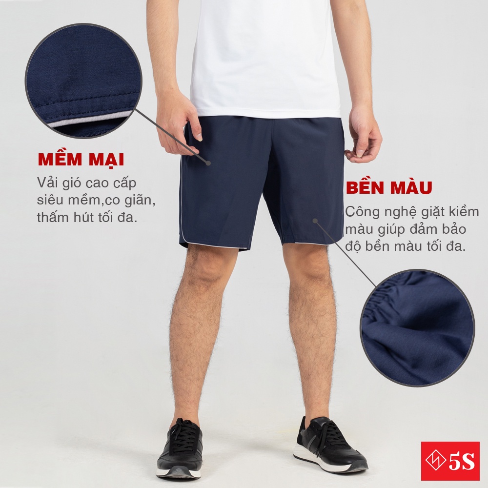 Quần Short đùi nam, chất liệu vải gió mềm mại, không bai, không xù kiểu dáng năng động thể thao MANXURY