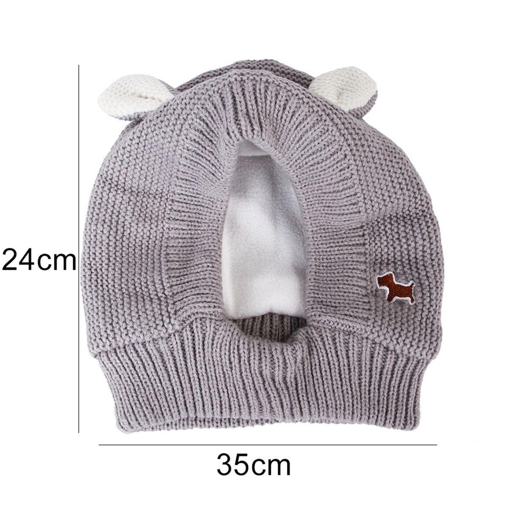 Mũ Len Beanie Phong Cách Giáng Sinh Cho Thú Cưng