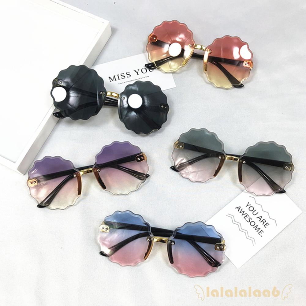 ◕ω◕Cute Summer Kids Gradient Plastic Frame Flower Goggles Eyeglasses