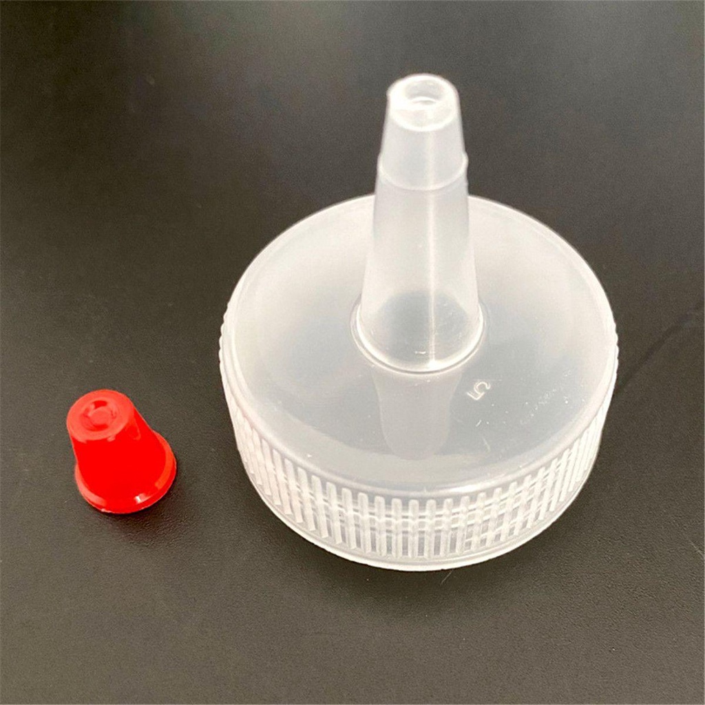 LEISURE 4Pcs Plastic Squeeze Squirt Bottle Transparent Liquid Juice Capacity