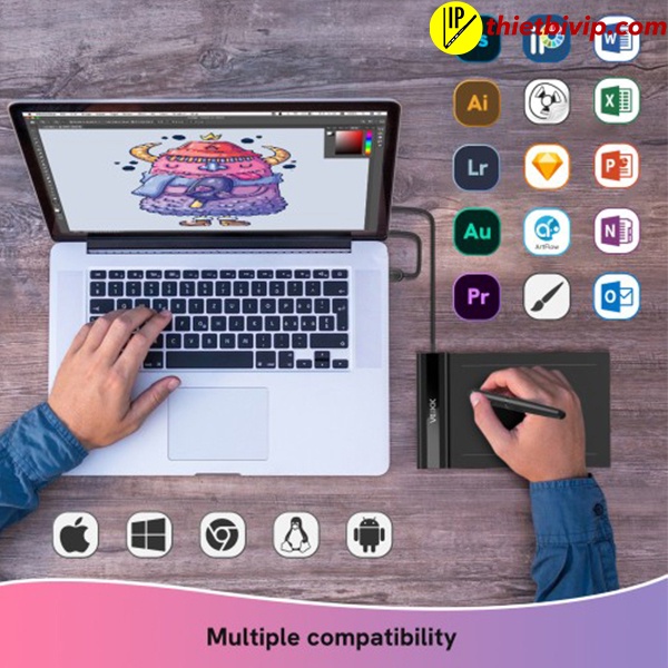Bảng Vẽ Điện Tử VEIKK S640 - Hàng Chính Hãng