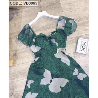 Đầm voan hoa