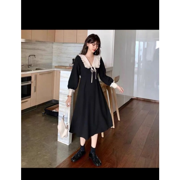 đầm đen tiểu thư 165k