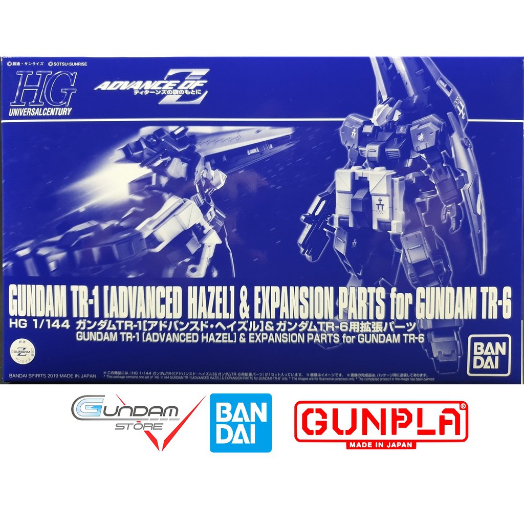 P-BANDAI MÔ HÌNH GUNDAM 1/144 HG TR-1 ADVANCED HAZEL + EXPANSION PARTS FOR TR-6 SERIE HGUC GUNDAM U.C