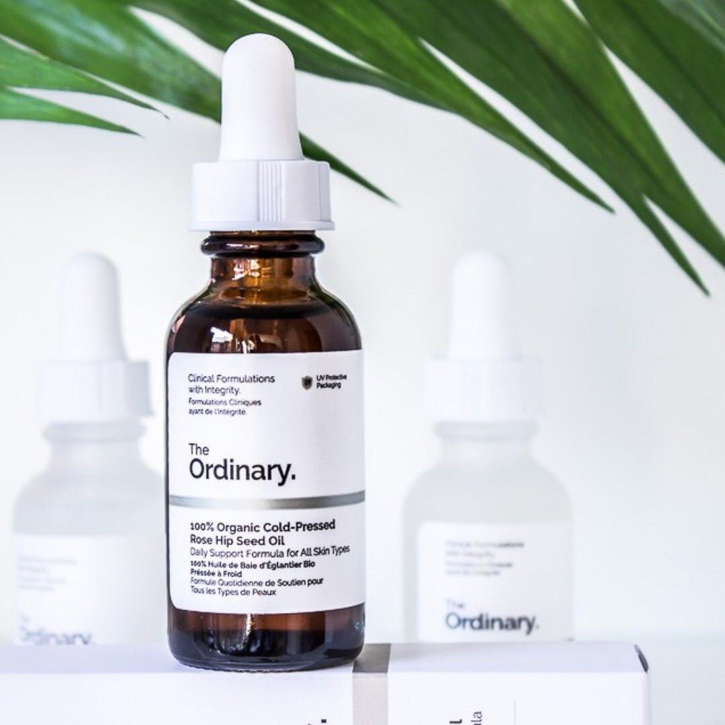 The Ordinary 100% Organic Cold-Pressed Rose Hip Seed Oil 30ml - Dầu Dưỡng Nụ Hoa Tầm Xuân