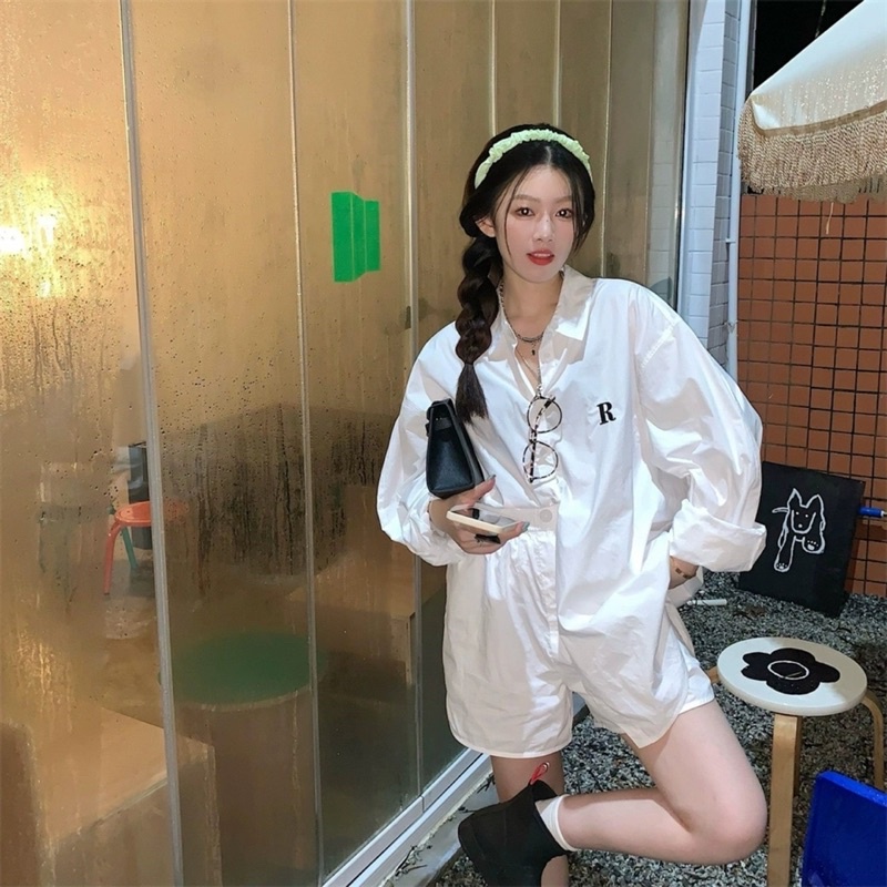 ÁO SƠ MI NỮ CHỮ R