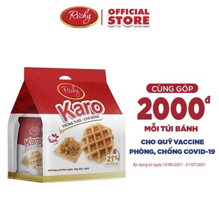 [Q.3] QUẬN 3 [HỎA TỐC] [RẺ NHẤT SHOPEE] MỘT TÚI BÁNH KARO TRỨNG CHÀ BÔNG TƯƠI TRỨNG CHÀ BÔNG RICHY LOẠI DATE MỚI NHẤT