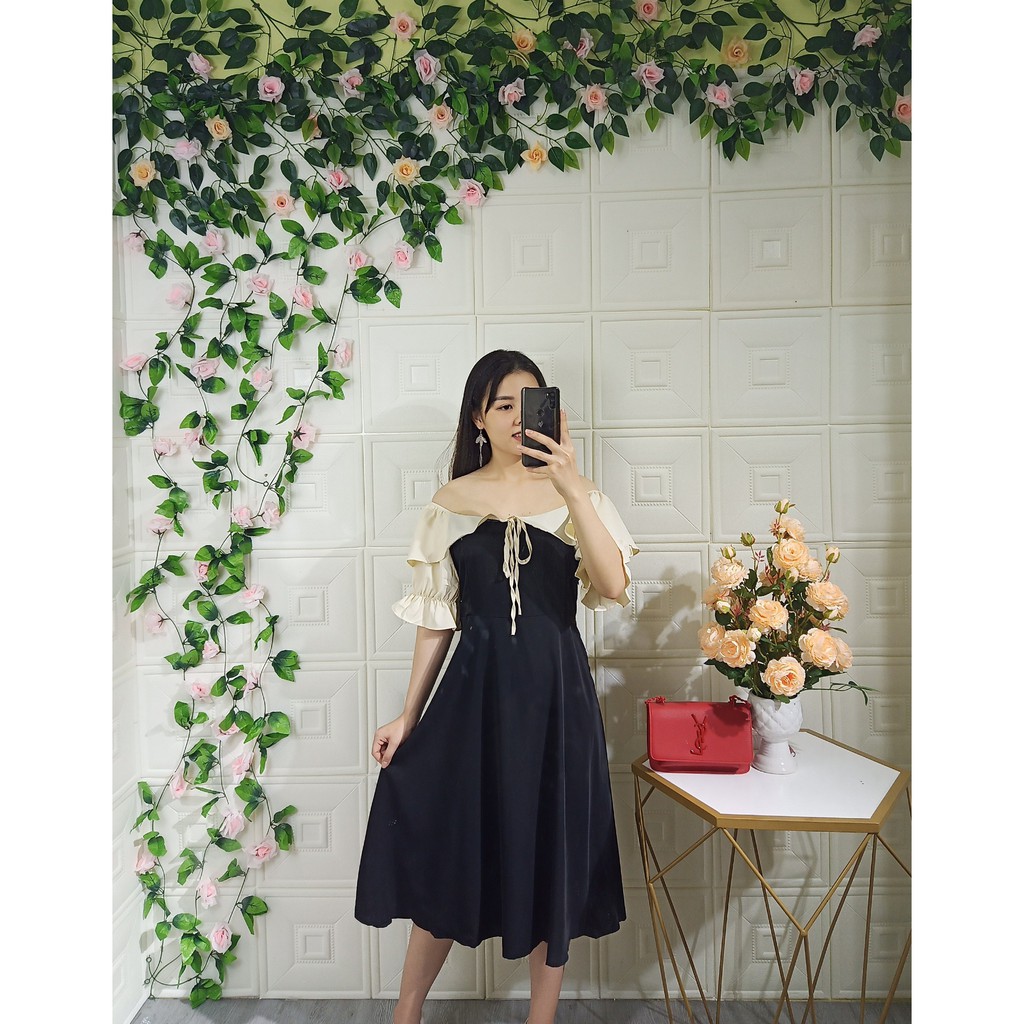 | FREE SHIP | VÁY CỔ NƠ ĐUÔI CÁ CAO CẤP BIG SIZE 65KG-100KG (Vòng 1 max 124)