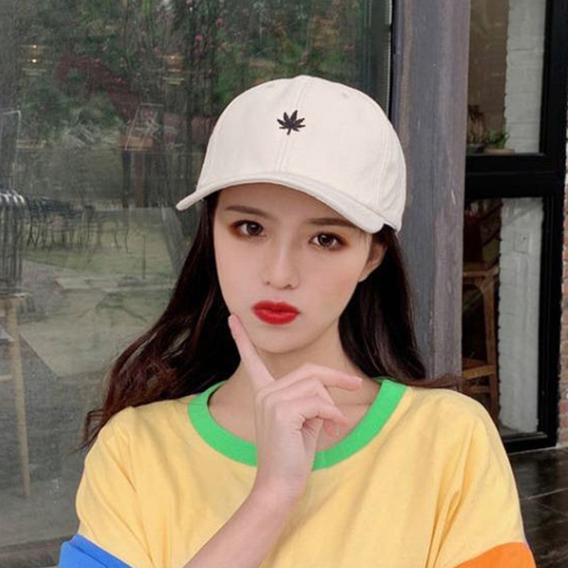 Mũ lưỡi trai thêu chữ thời trang Hàn thịnh hành