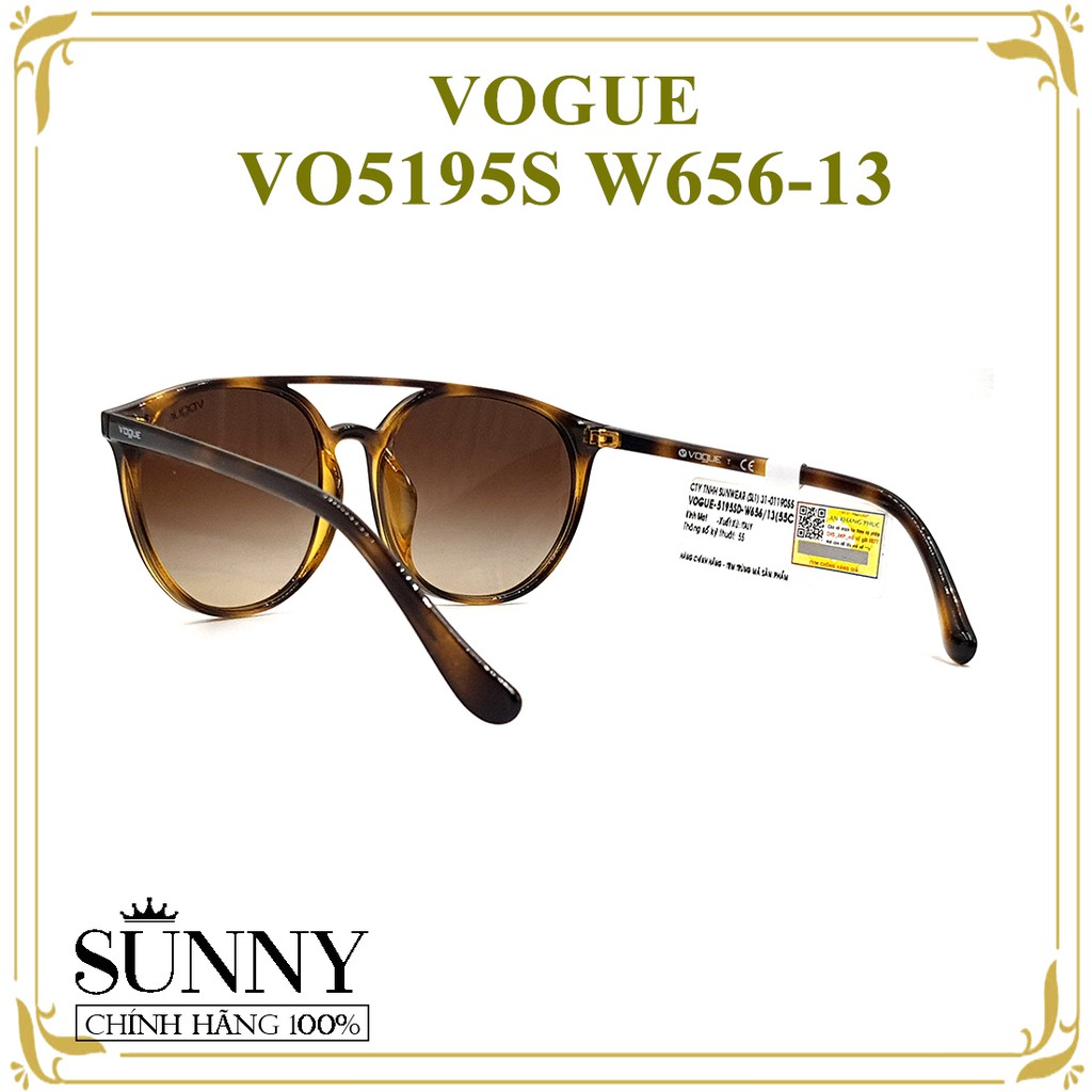 VO5195S - Kính mát Vogue chính hãng Italia, bảo hành toàn quốc