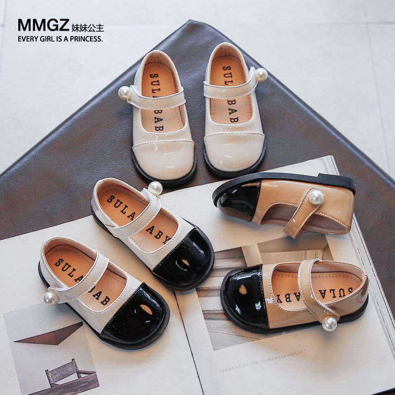 Giày Búp Bê Cho Bé Gái Vitage Da Trơn Từ 1 - 6 tuổi Nhẹ Êm Thời Trang Phong Cách Hàn Quốc