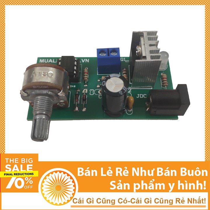 Điều Tốc Motor 12DC - Mạch Điều Khiển Tốc Độ Động Cơ