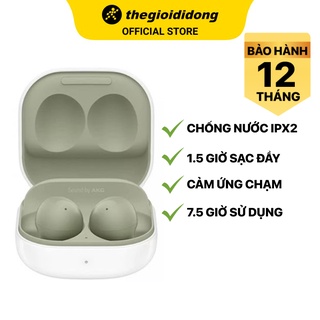 Tai nghe Bluetooth TWS Nhét tai Samsung Galaxy Buds 2 R177N Chống nước IPX2 Chính hãng BH 12 tháng - Pin 29h có hộp sạc