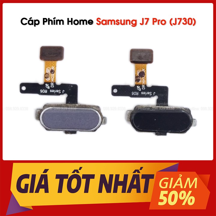 Cáp Phím Home Samsung J7 Pro / J730 Zin - Nút home zin bóc máy