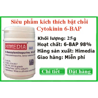 Bật chồi Cytotkinin 6-BAP
