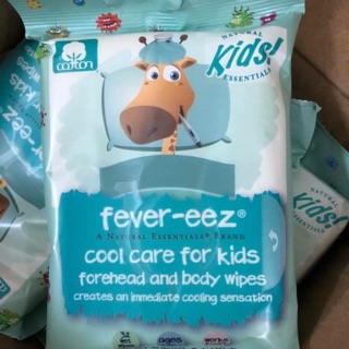 Khăn lau hạ sốt Fever - eez US cho bé từ 1m