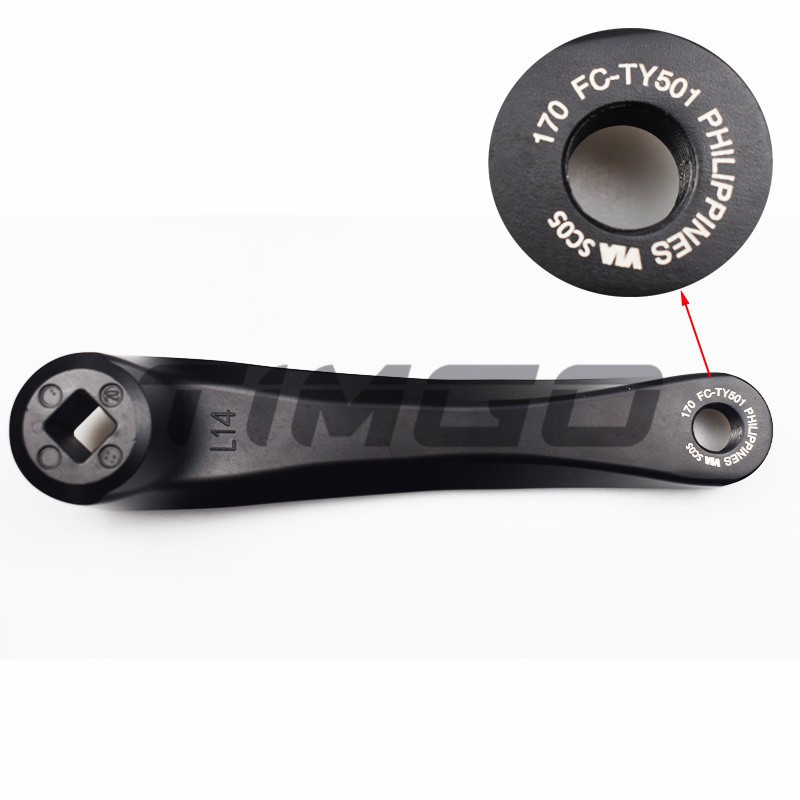 Đĩa Quay Tốc Độ Cao Shimano Tourney FC-TY501 MTB 6/7/8 42-34-24T 170mm