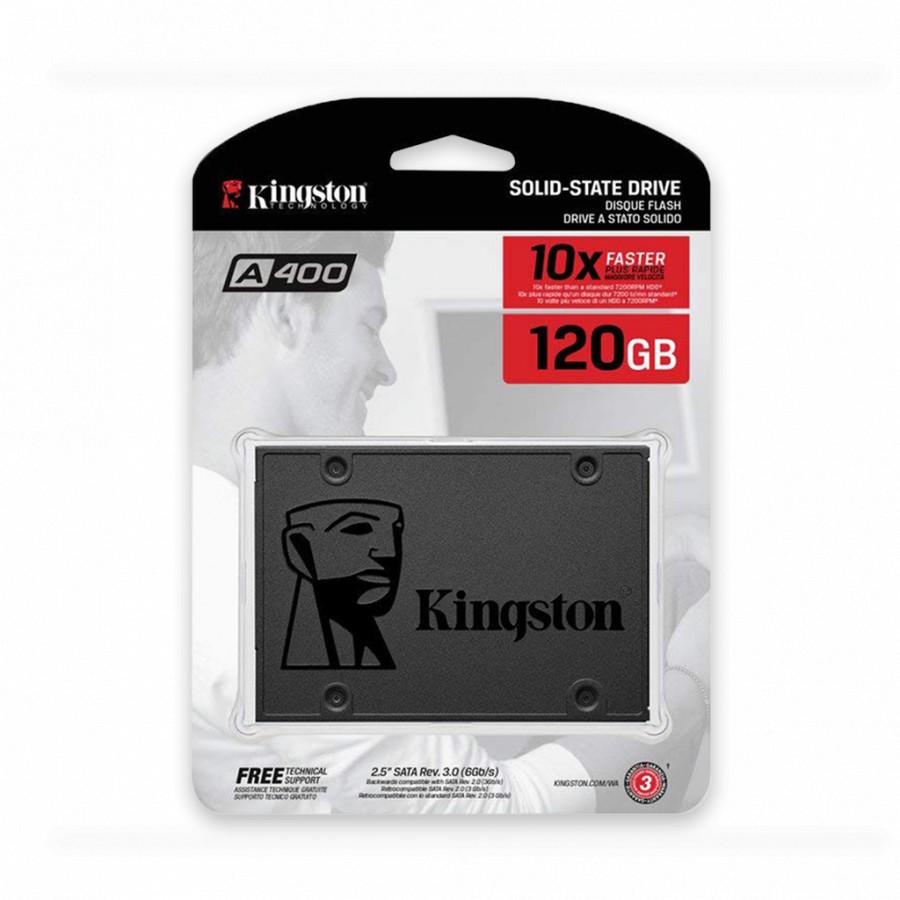 Ổ cứng Ổ cứng SSD Kingston 120GB / 240GB SATA A400. Thích hợp nâng cấp PC, Laptop chạy tốc độ cao.Vi Tính Quốc Duy