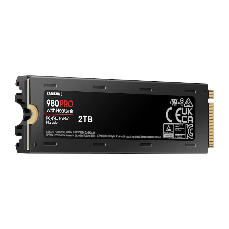 Ổ SSD Samsung 980 Pro w 1Tb MZ-V8P1T0CW PCIe Gen4x4 NVMe M2.2280 Heatsink - Hàng chính Hãng