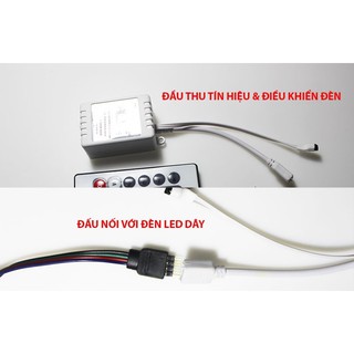 Điều khiển led 7 màu RGB 6A