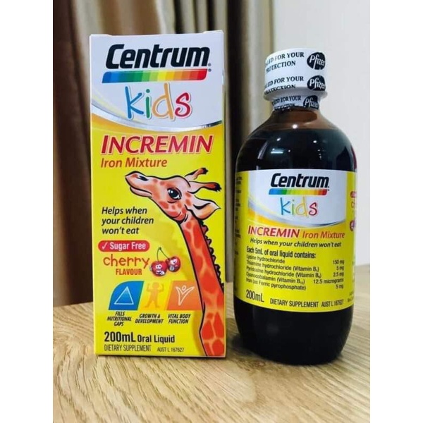 Siro Centrum Kids Úc cho bé 200ml