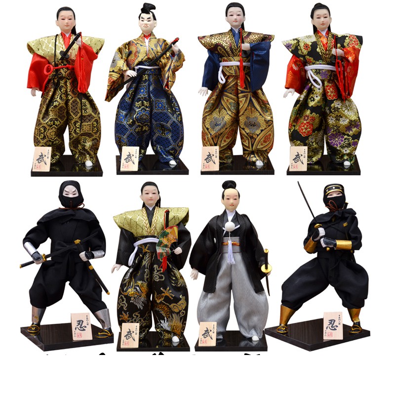Mô hình Samurai Ninja Nhật Bản 12 inch 30cm - hát bội hý kịch