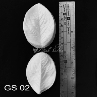 Gân silicon 2 mặt lá hồng trung