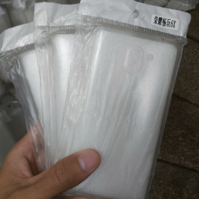 Bộ 3 chiếc ốp dẻo silicon huawei GR5 2017/6X trong suốt (loại tốt)