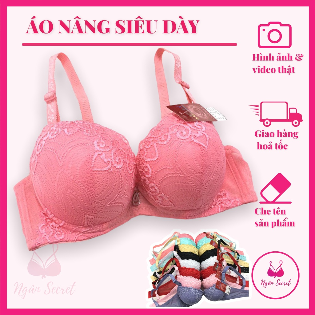 Áo ngực, áo lót nữ siêu nâng ngực, mút siêu dày MS817
