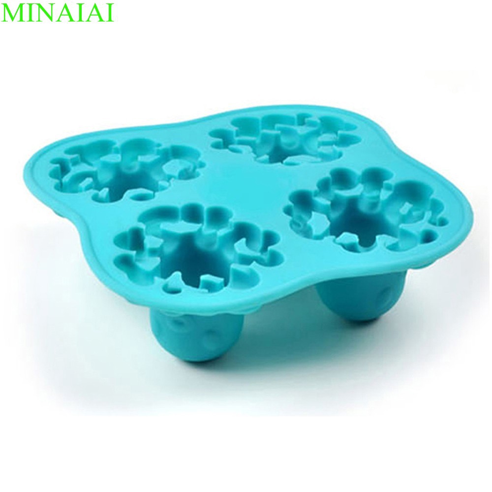 Khuôn làm đá viên hình bạch tuộc dễ thương