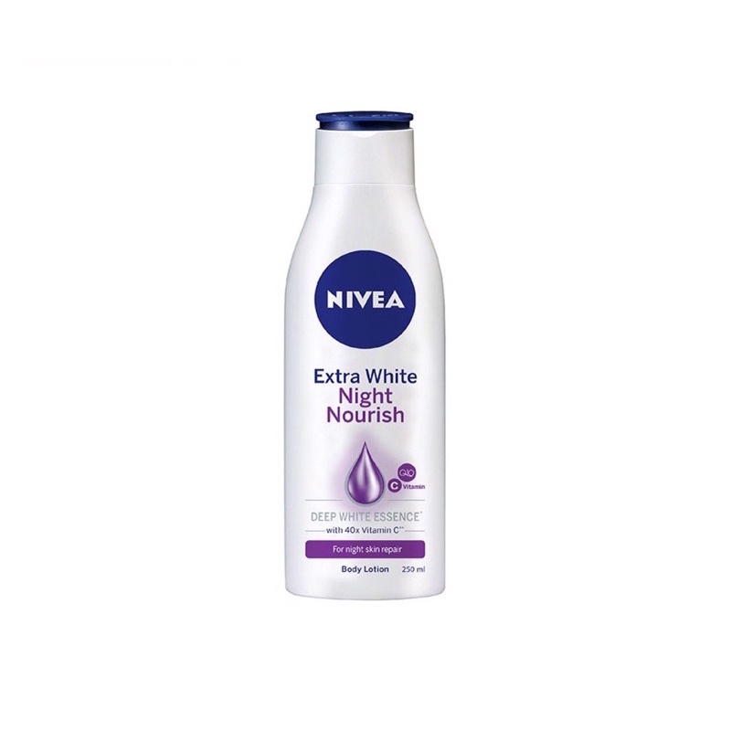 Sữa Dưỡng Thể Trắng Da Ban Đêm Night White Nivea 250Ml