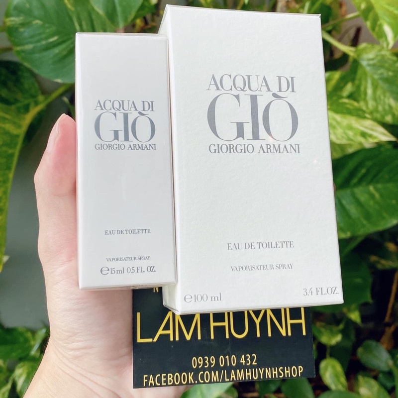 Nước hoa ACQUA DI GIÒ trắng 15ml