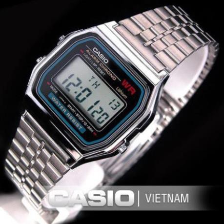 Đồng hồ unisex casio A159-A158 Full box điện tử chống nước siêu cá tính và trẻ trung - ĐỒNG HỒ QUỐC TẾ | BigBuy360 - bigbuy360.vn